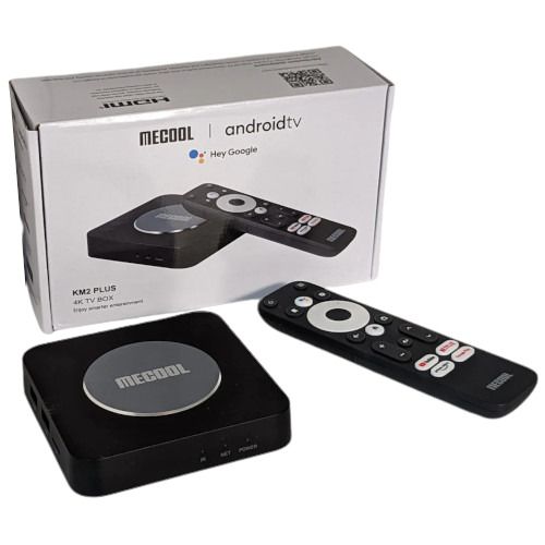 KM2 PLUS ANDROID TV GOOGLE CERTIFICADO 16GB