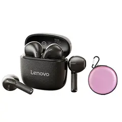 LENOVO - Audífonos Clip TA166 TWS Bluetooth 54 Negro y Estuche