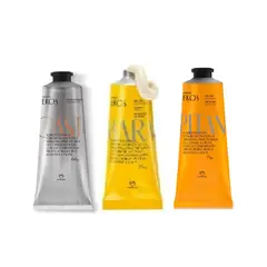 NATURA - 2 Crema para manos maracuya pitanga 75g y 1 exfoliante ekos