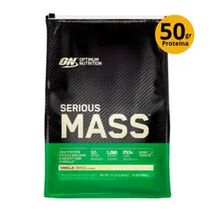 OPTIMUN NUTRITION - SERIOUS MASS 12LB VAINILLA - GANADOR MASA