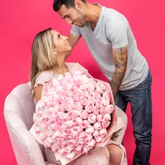 GENERICO - Ramo Buchon 100 Rosas