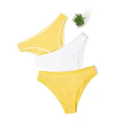 PIONIER - Trusas Tripack Jersey Full Lycra Mujer Mia