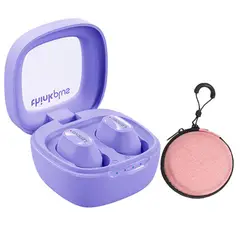 LENOVO - XT62 De Auriculares-Purple y storage box-Rosa