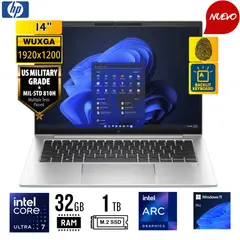 HP - LAPTOP EliteBook 840 G10, 14" WUXGA Core Ultra i7-1355U 1.70 / 5.0GHz, 32GB DDR5 1TB W11 PRO