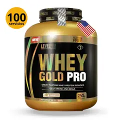 LEVEL PRO - WHEY GOLD PRO DE 3kg VAINILLA - PROTEÍNA WHEY