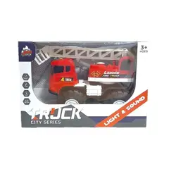 GENERICO - JUGUETE CAMION DE BOMBERO CON GRUA LANZA AGUA TRUCK