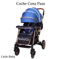 LITTLE - Coche Cuna Para Bebe «PASO» Azul