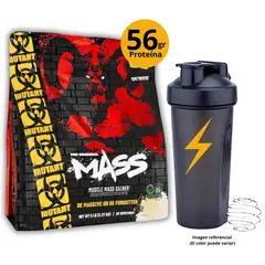 MUTANT - MASS DE 5LB VAINILLA + SHAKER - GANADOR MASA
