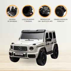 MERCEDES BENZ - Carro a Batería 4 x 4 «AMG G63» White