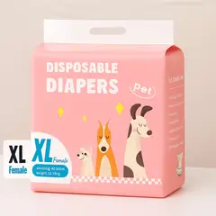 GENERICO - Pañal de Celo Para Hembra - Talla XL