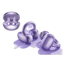 REMAX - Audífonos CozyBuds W29 Purpura Clip‑On Bluetooth 5.4