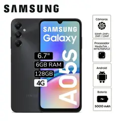 SAMSUNG - Celular Galaxy A05S 6.7" Pulg 6GB RAM 128GB - Negro