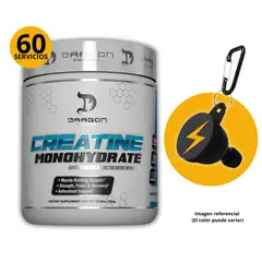 DRAGON - CREATINA PHARMA DE 300gr Y PORTASUPLEMENTOS - MICRONIZADA