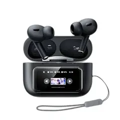 REMAX - Audífonos Cozybuds W30N Negro Bluetooth 5.4 + Pantalla