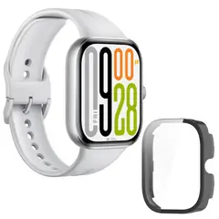 XIAOMI - Redmi Watch 5 Silver + Protector Bumper Negro