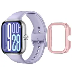 XIAOMI - Redmi Watch 5 Purpura + Protector Bumper Rosa