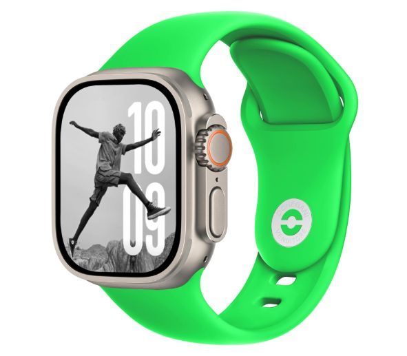 Correa clásica para Apple Watch 44mm - VERDE FLUORESCENTE
