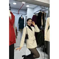 ALLEZ COLLECTION - Blazer Botones con forro casual clasico elegange