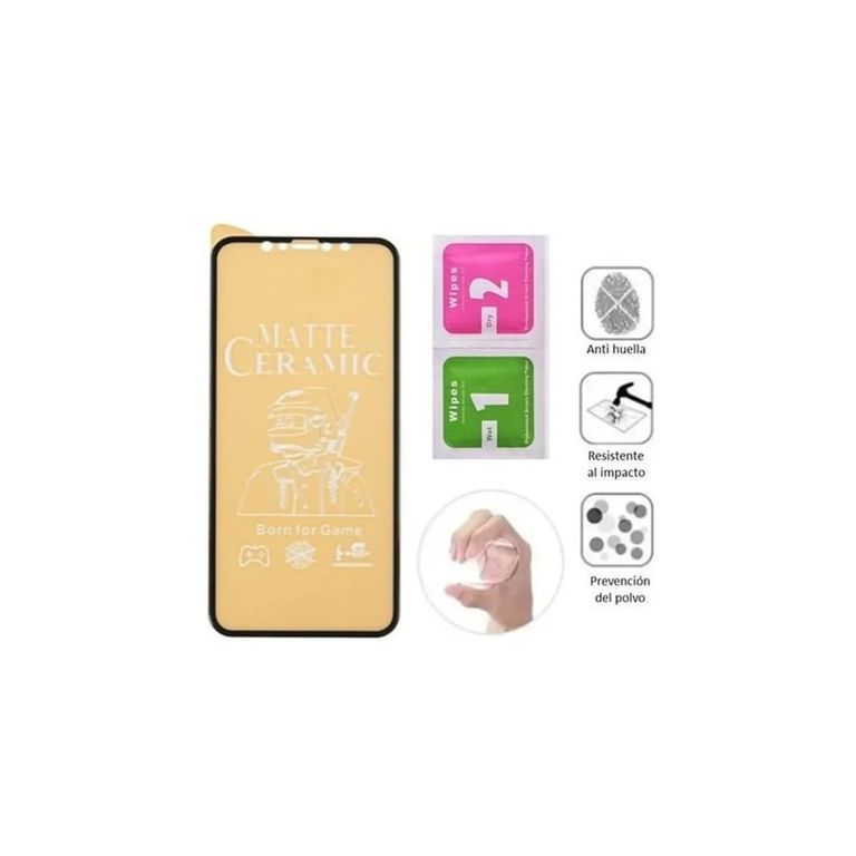 MICA CERAMICA MATE PARA IPHONE 15