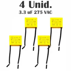 GENERICO - Pack 4 Condensador Capacitor Reemplaza Neutro Smart Switch
