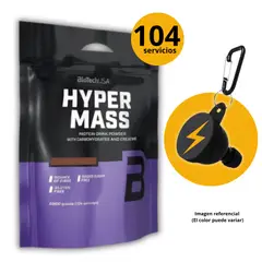 BIOTECH USA - HYPER MASS 15LB CHOCOLATE + PORTASUPLEMENTOS - GANADOR DE MASA