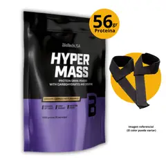 BIOTECH USA - HYPER MASS 2LB CHOCOLATE + STRAPS - GANADOR DE MASA