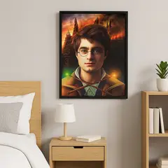 GENERICO - Cuadro 3d Con Movimiento Harry Potter & Lord Voldemort