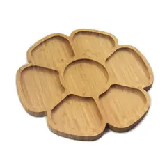 PIA COPELLO STORE - TABLA DE MADERA PARA SNACKS FLOR