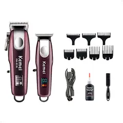 KEMEI - Máquina Corte Km-8526 Combo Barberia Trimmer Clipper