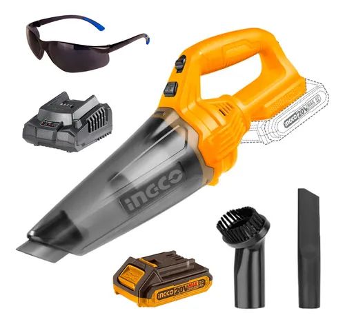 Aspiradora Inalámbrica Mano 20v Total Batería Portátil Ingco