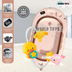 BABY - Bañera Plegable con Regadera «JADDE ROSSI» Melón