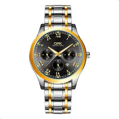 GENERICO - Reloj Pulsera Hombre Opk 8119 Analogo en Acero Inoxidable