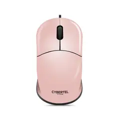 CYBERTEL - Mouse Oficina Alámbrico 1000DPI Rosado Storm CYB M103p