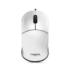 CYBERTEL - Mouse Oficina Alámbrico 1000DPI Blanco Storm CYB M103w