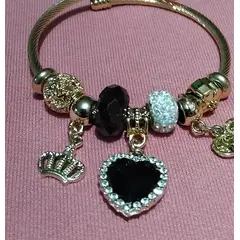 GENERICO - PULSERA LOLITA BISUTERIA FANTASIA CORAZON GOTICO