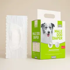 GENERICO - Pañal de Macho Nunbell Talla M - 62 x 20 cm