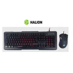 HALION - Kit Gamer MIRAGE HA-810C Teclado y Mouse USB 7B LED RAINBOW