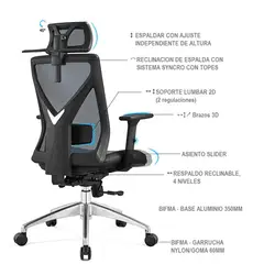 GENERICO - SILLA DE OFICINA MANHATAN PRO ERGONÓMICA