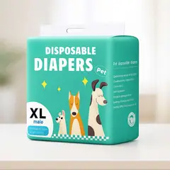 GENERICO - Pañal de Macho Para Perro - Talla XL