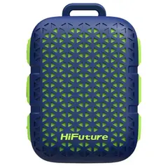 HIFUTURE - Parlante Inalámbrico Pocket S 5W Bluetooth IPX7 Green Blue