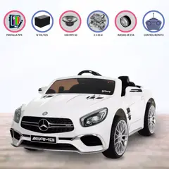GENERICO - Carro a Batería MERCEDES BENZ »SL65 AMG» WHITE