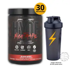 PROSUPPS - HYDE NIGHTMARE BERRY + SHAKER - PRE ENTRENO