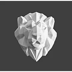 GENERICO - ADORNO EXCLUSIVO LEON BLANCO 40cm x 23cm x 35cm