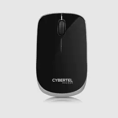 CYBERTEL - Mouse Oficina Inalámbrico 12000DPI Negro Rocker CYB M302