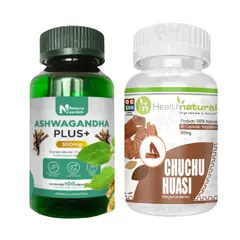 HEALTHNATURAL - ASHWAGANDHA PLUS + CHUCHUHUASI