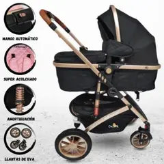 BABY HAPPY - Coche Deportivo Moisés «MONACO» BLACK