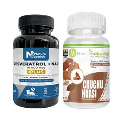 HEALTHNATURAL - RESVERATROL + NAD + CHUCHUHUASI