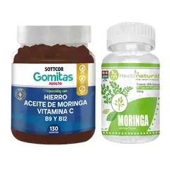 SOTTCOR - GOMITAS HIERRO 130UND + MORINGA HEALTHNATURAL