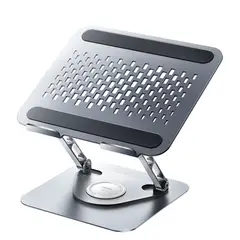 REMAX - Soporte RM‑C09 Space Gray Notebook Giratorio 360° Ajustable