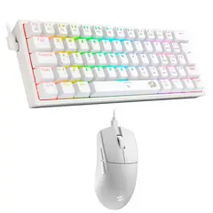REDRAGON - Combo S143-w Teclado K617RGB FIZZ + Mouse M724